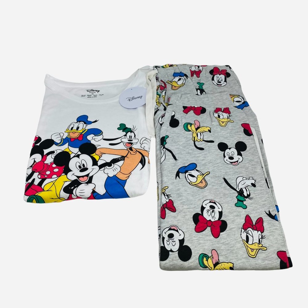 Mickey and Friends Top and Pant Bottoms PJ Set NWT